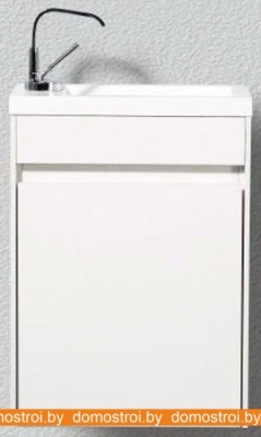 Тумба под умывальник BelBagno Pietra Mini-400-1A-SO-BL-L (левый, bianco) фотография
