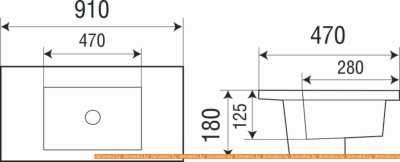 Умывальник WeltWasser Deilbach 7506-90 фотография