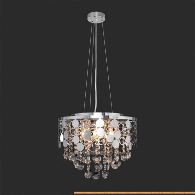 Подвесная люстра Евросвет 10114/6 (хром/прозрачный хрусталь) фотография