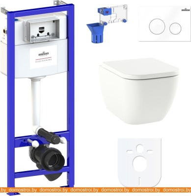 Унитаз Lavinia Boho Relfix One Rimless 7 в 1 87040077 (белый пластик) фотография