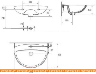 Умывальник Cersanit Mito Red 60 UM-MIR60/1 фотография