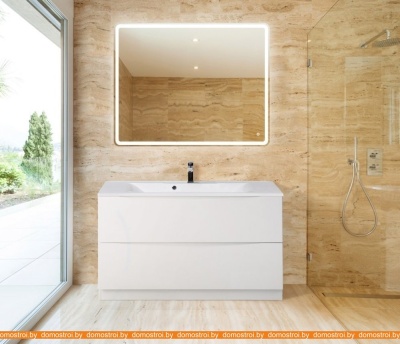 Тумба под умывальник BelBagno Marino-1000-2C-PIA-BL-P (bianco lucido) фотография