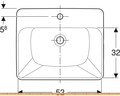 Умывальник Geberit VariForm 55 500.681.01.1 фотография