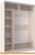 Шкаф-купе Глазов Домашний 1600 ЛДСП (бодега светлый) фотография