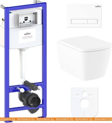 Унитаз Lavinia Boho Relfix Aveo Rimless 6 в 1 77040121 (белый пластик) фотография