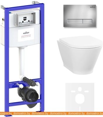 Унитаз Lavinia Boho Relfix Elegant Rimless 6 в 1 87561060 (хром пластик) фотография