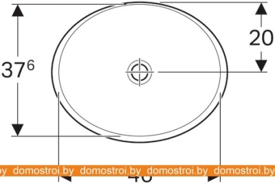 Умывальник Geberit Variform 500.711.01.2 фотография