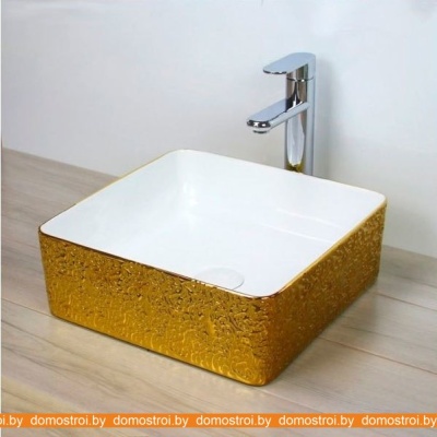 Умывальник Melana MLN-A430BF-GGW (золотистый) фотография