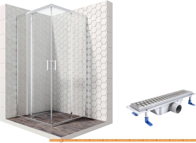 Душевой уголок Ambassador Set 14011102-ST2 фотография