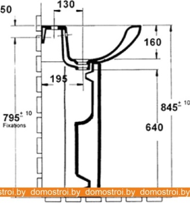 Умывальник Jacob Delafon Patio 60x47 E4159 фотография