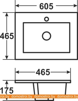 Умывальник Melana MLN-9060D 60.5x46.5 фотография