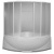 Шторка для ванной Bas Дрова 1600 Пластик фотография