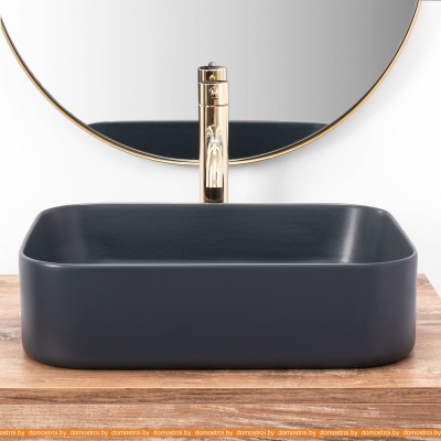 Умывальник Rea Kaya (синий матовый) фотография