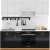 Кухня Сивирин-Компани Клео глосс 2.1 (черный глянец\белый глянец) фотография