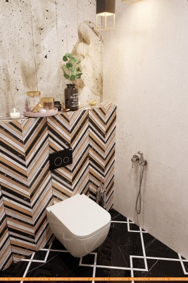 Унитаз Lavinia Boho Relfix One 9 в 1 97020120 (черное стекло) фотография