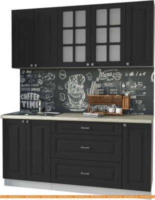 Кухня Интерлиния Мила Деко 1.7Б (пепел/опал светлый) фотография