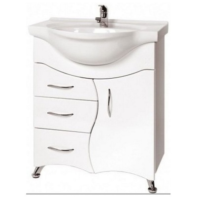 Тумба под умывальник Акваль Милана 75 [АМ.75.00.00.R] фотография