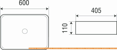 Умывальник WeltWasser Elbach 2174 фотография