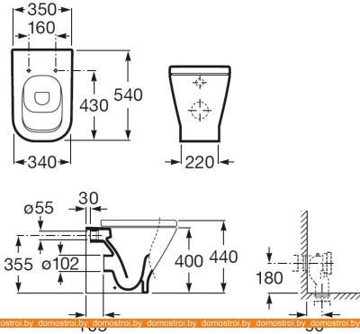 Унитаз Roca The Gap 893109000 фотография