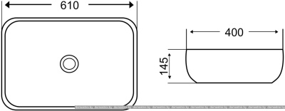 Умывальник WeltWasser Elbach 2143P K501 фотография
