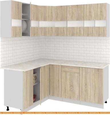 Кухня Кортекс-мебель Корнелия Экстра 1.5x1.8м (дуб сонома/мадрид) фотография