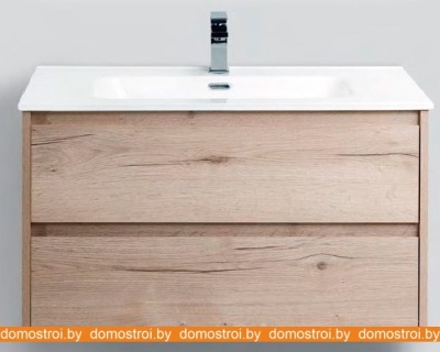 Тумба под умывальник BelBagno Kraft-900-2C-SO-RGB (rovere galifax bianco) фотография