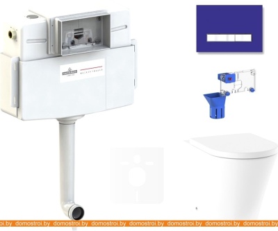 Унитаз Lavinia Boho Relfix Biore 5 в 1 87551037 (фиолетовый стекло) фотография