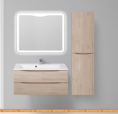 Шкаф-пенал BelBagno Fly-Marino-1500-2A-SC-RG-P-L (rovere grigio) фотография