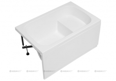 Акриловая ванна Aquanet Seed 110x70 с сиденьем фотография