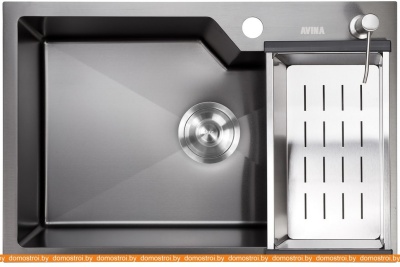 Кухонная мойка Avina HM6543 PVD (графит) фотография