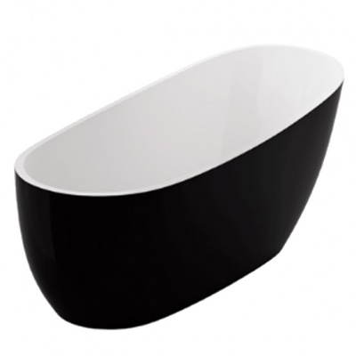 Акриловая ванна Excellent Comfort plus 175x74 черно-белая фотография