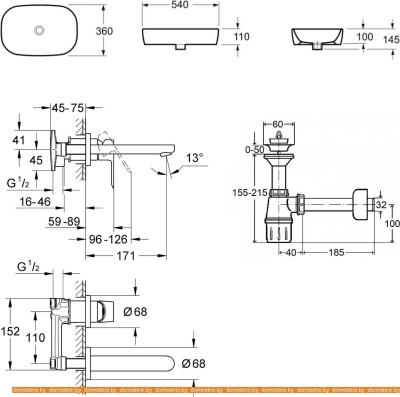 Умывальник Lavinia Boho Bathroom 21510168 (раковина, Смеситель, Сифон) фотография
