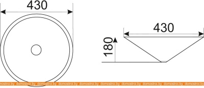 Умывальник CeramaLux YJ848 фотография