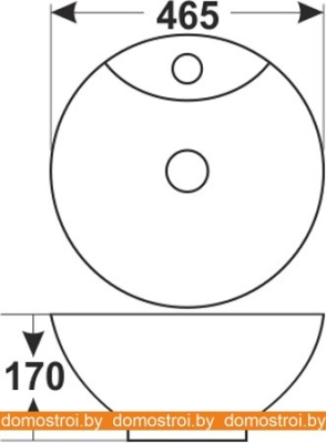 Умывальник Melana MLN-7010 46.5x46.5 фотография