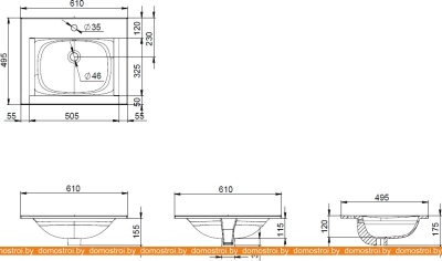 Умывальник AM.PM Spirit 2.0 M70AWCC0602WG фотография