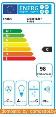 Вытяжка Faber Grexia Gres DG/BK A60 330.0543.464 фотография