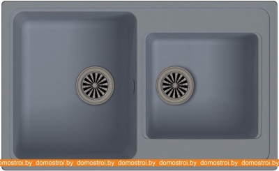 Кухонная мойка Ewigstein Elegant 80D (серый металлик) фотография