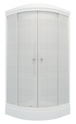 Душевая кабина Triton Стандарт А3 ДН4 100x100 белый лен фотография