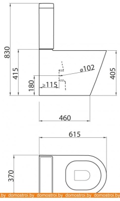 Унитаз BelBagno Fly-R BB007CPR фотография