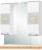Шкаф с зеркалом Onika Флорена 78.01 (белый) 207802 фотография
