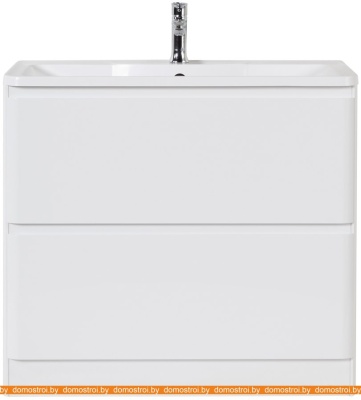 Тумба под умывальник BelBagno Albano-900-2C-PIA-BL (белый глянец) фотография