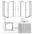 Душевой уголок Radaway Torrenta KDJ L/R [32444-01-01N] 100x100 прозрачный фотография