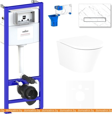 Унитаз Lavinia Boho Relfix Biore Compacto Rimless 7 в 1 75110169 (иск. камень) фотография