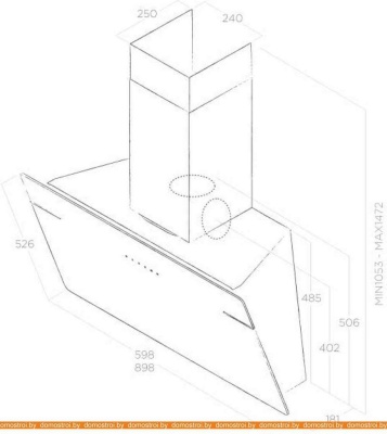 Вытяжка Elica L'essenza BL/A/90 PRF0117374A фотография