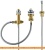 Скрытый смеситель Hansgrohe для смесителя на 3 отверстия на край ванны фотография