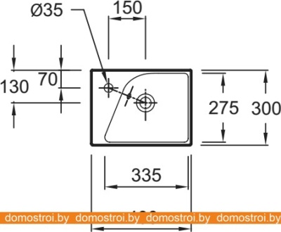 Умывальник Jacob Delafon Formilia Rythmik 40x30 E4786-00 фотография