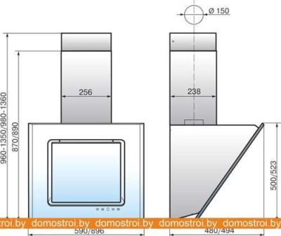Вытяжка Elikor Оникс 90П-1000-Е4Д (бежевый) фотография