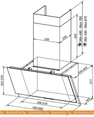 Вытяжка Faber Grexia Gres DG/BK A60 330.0543.464 фотография