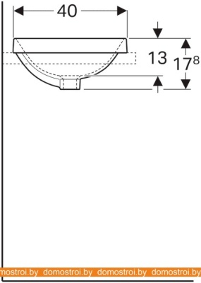 Умывальник Geberit Variform 500.711.01.2 фотография