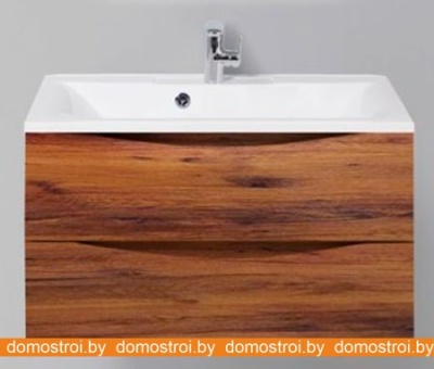 Тумба под умывальник BelBagno Marino-800-2C-SO-RC-P (rovere ciliegio) фотография